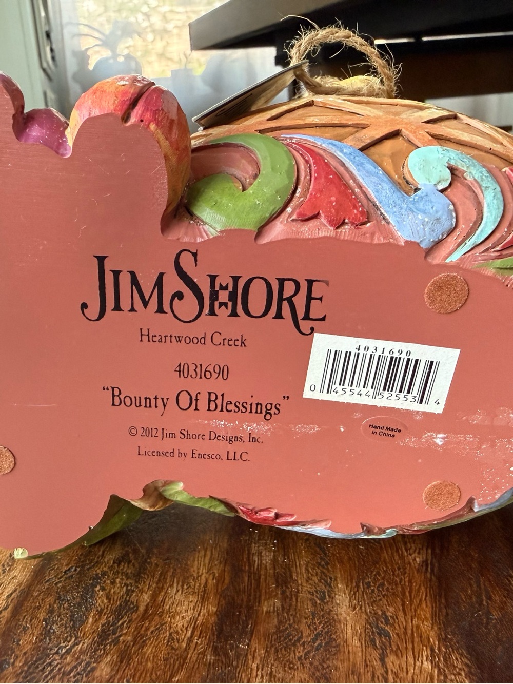 Jim Shore Heartwood Creek "Bounty of Blessings" Autumn Cornucopia Basket Set - Picture 9 of 9